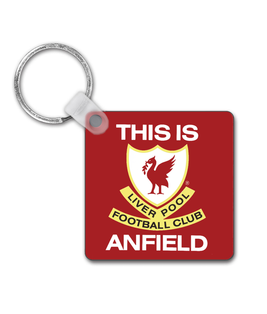 This is Anfield Square Keyring