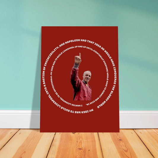 Shankly Paper Poster